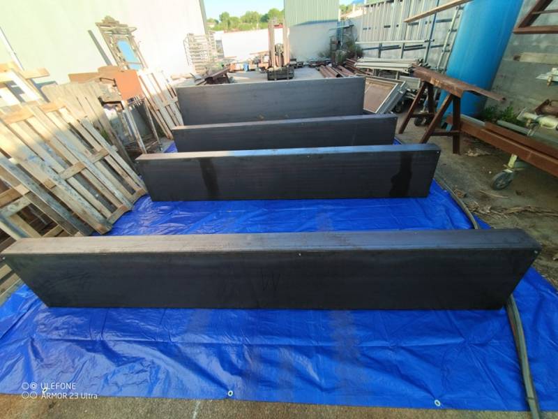 Rénovation acier corten Six-fours