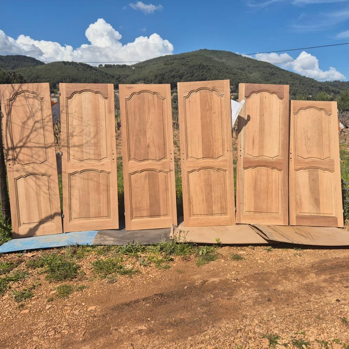 Aérogommage portes d'intérieur Saint-Cyr-sur-Mer