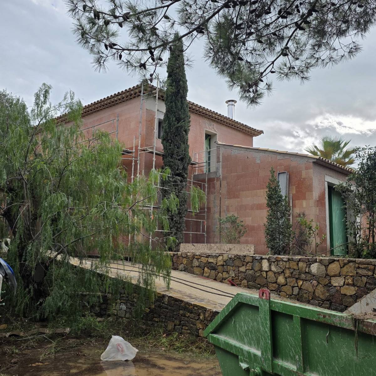 Décapage façade maison Aix-en-Provence